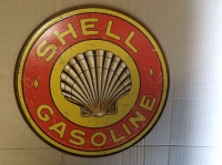 shell fuel tin sign