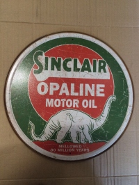 opaline tin sign